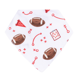Angel Dear Angel Dear Bandana Bib - Touchdown Time Red