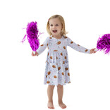 Angel Dear Angel Dear Twirly Dress - Touchdown Time Lavender