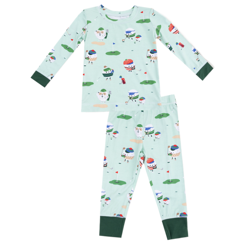 Angel Dear Angel Dear Loungewear Set - Golf Pros Green