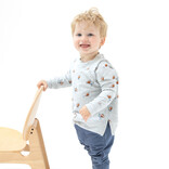 Angel Dear Angel Dear French Terry Sweatshirt & Jogger Set - Football Field Goal