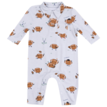 Angel Dear Angel Dear Polo Romper - Footballs Playing Football