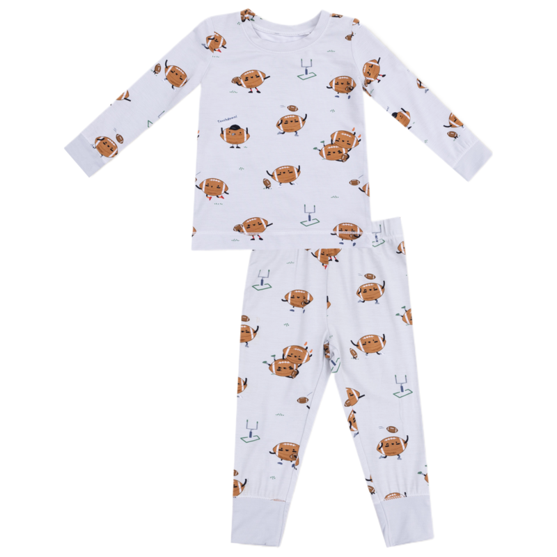 Angel Dear Angel Dear Loungewear Set - Footballs Playing Football