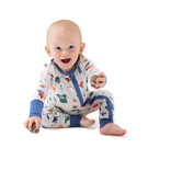 Angel Dear Angel Dear Zipper Romper - Game Day