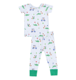 Angel Dear Angel Dear Loungewear Set - Dog Gone Golf Blue