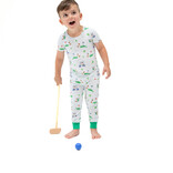 Angel Dear Angel Dear Loungewear Set - Dog Gone Golf Blue