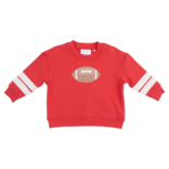 Angel Dear Angel Dear French Terry Varsity Sweatshirt - Red