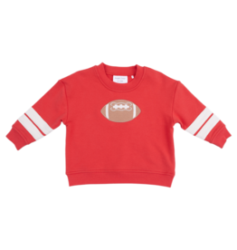 Angel Dear Angel Dear French Terry Varsity Sweatshirt - Red