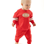 Angel Dear Angel Dear French Terry Varsity Sweatshirt - Red