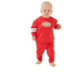 Angel Dear Angel Dear French Terry Varsity Sweatshirt - Red