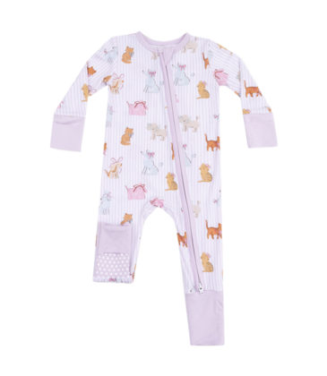 Angel Dear Angel Dear Zipper Romper - Fancy Pets