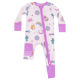 Angel Dear Angel Dear Zipper Romper - Disco Cowgirl