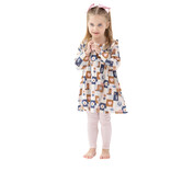 Angel Dear Angel Dear Ruffle Dress & Legging Set - Patchwork Cowgirl