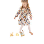 Angel Dear Angel Dear Ruffle Dress & Legging Set - Patchwork Cowgirl