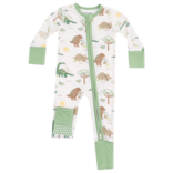 Angel Dear Angel Dear Zipper Romper - Baby Love Dinos