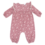 Angel Dear Angel Dear Ruffle Sleeve Romper - Bandana Floral