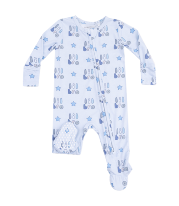 Angel Dear Angel Dear Zipper Footie - Lil Bro