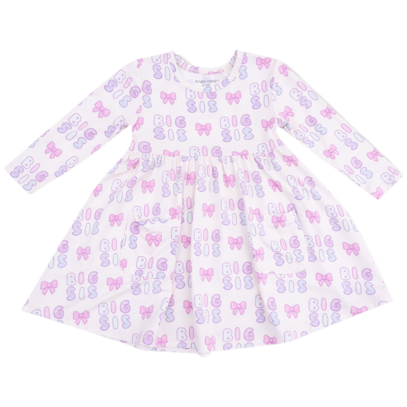 Angel Dear Angel Dear Twirly Dress - Big Sis