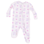 Angel Dear Angel Dear Ruffle Zipper Footie - Lil Sis