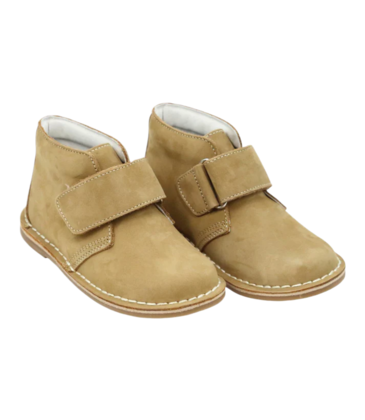 L'Amour Emmett Velcro Bootie - Nubuck Khaki