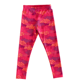 Nella June Nella June Nylon Leggings - Red Floral
