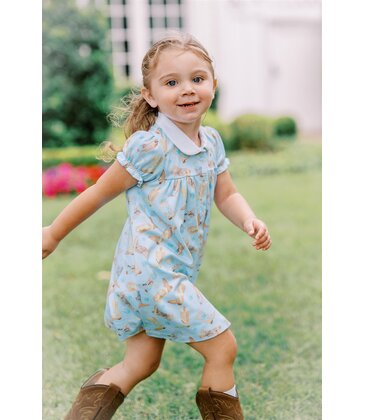 The Proper Peony The Proper Peony Boots Button Front Dress