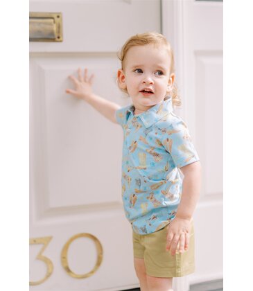 The Proper Peony The Proper Peony Boots Polo Shirt