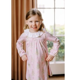 The Proper Peony The Proper Peony Pink Tinsel LS Dress