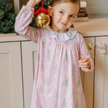 The Proper Peony The Proper Peony Pink Tinsel LS Dress