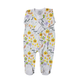 The Proper Peony The Proper Peony Candy Corn Footed Zipper PJ