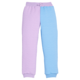 Bisby Bisby Lavender & Blue Quilted Trellis Color Block Jogger