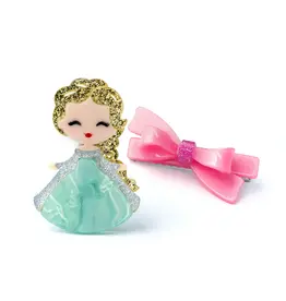 Lilies & Roses Elsa & Bow Hair Clips