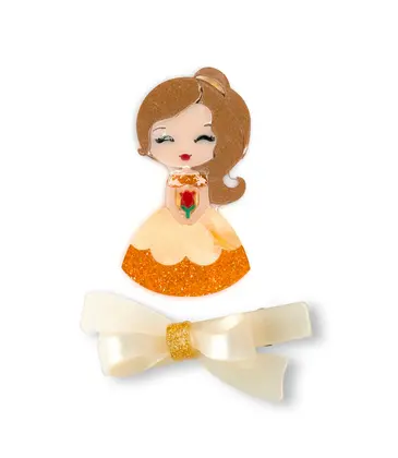 Lilies & Roses Belle & Bow Hair Clips