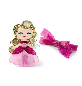 Lilies & Roses Sleeping Beauty & Bow Hair Clips