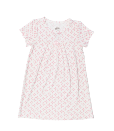 The Uptown Baby The Uptown Baby Pink Clover Bamboo Dress