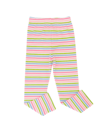 Luigi Luigi Blue Multi Stripe Leggings
