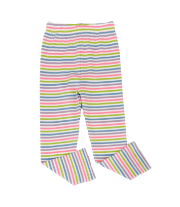 Luigi Luigi Lavender Multi Stripe Leggings