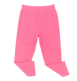 Luigi Luigi Hot Pink Polka Dot Leggings