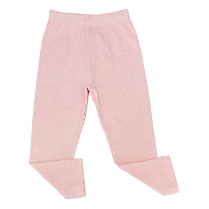 Luigi Luigi Light Pink Polka Dot Leggings
