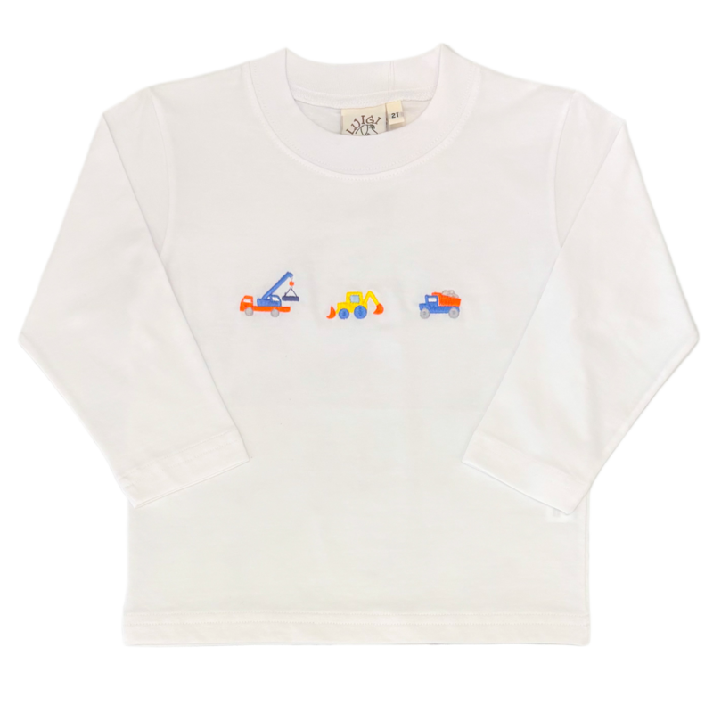 Luigi Luigi Three Construction Vehicles T-Shirt