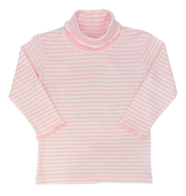 Luigi Luigi Pink/White Stripe Turtleneck