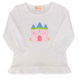 Luigi Luigi Castle Ruffle Swing Top