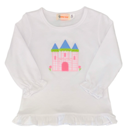 Luigi Luigi Castle Ruffle Swing Top
