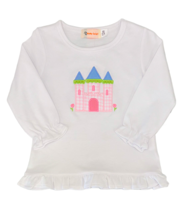 Luigi Luigi Castle Ruffle Swing Top