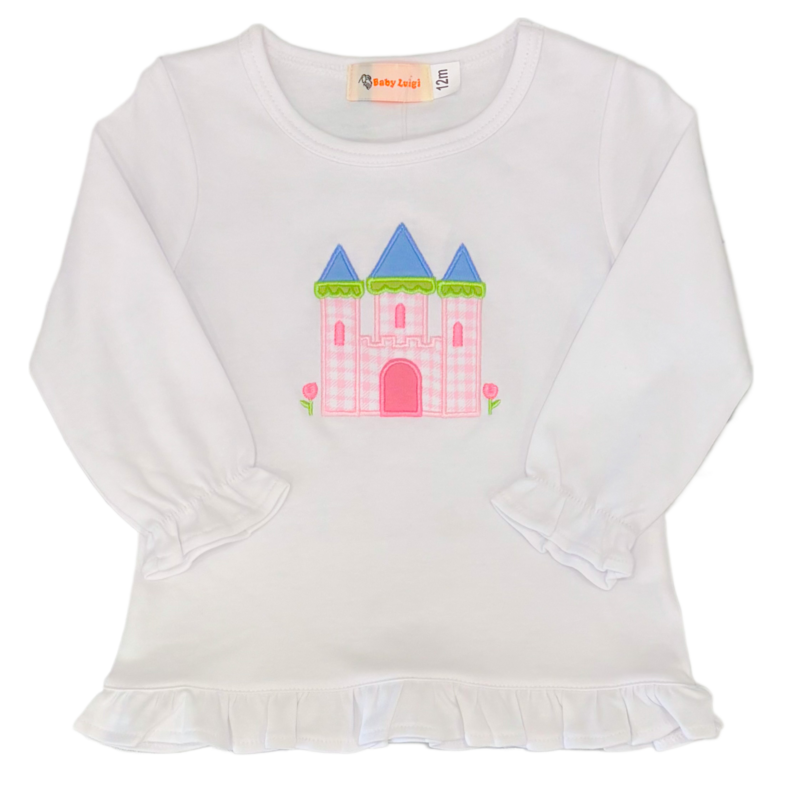 Luigi Luigi Castle Ruffle Swing Top