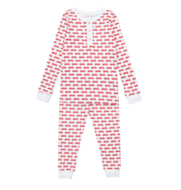 Lila + Hayes Lila + Hayes Jack Pajama Set - Fire Truck Red