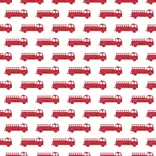 Lila + Hayes Lila + Hayes Parker Zipper Pajama - Fire Truck Red