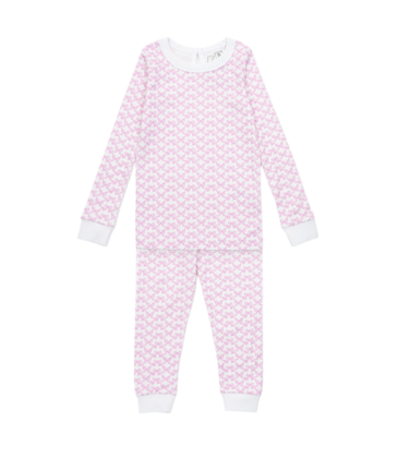 Lila + Hayes Lila + Hayes Ava Pajama Set - Pretty Pink Bows