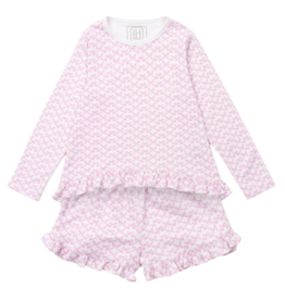 Lila + Hayes Lila + Hayes Rorie Short Set - Pretty Pink Bows