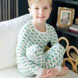 Lila + Hayes Lila + Hayes Grayson Pajama Set - Woodland Deer