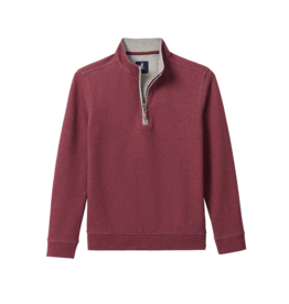Johnnie-O Sully 1/4 Zip Pullover - Port